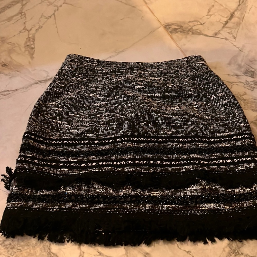 Ina Black / White Tweed Mini - Gem